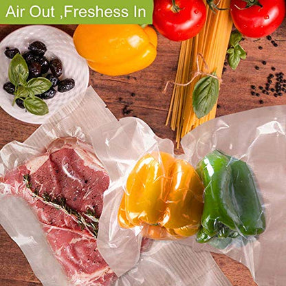  4 Pack 11X50 Rolls (Total 200 Feet) Vacuum Sealer Bags Rolls With BPA Free,Heavy Duty,Great For Sous Vide And Vac Seal Storage Rolls