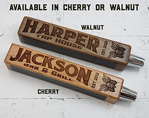  Custom Beer Tap Handle With Chalkboards-Hops Edition-Laser Engraved