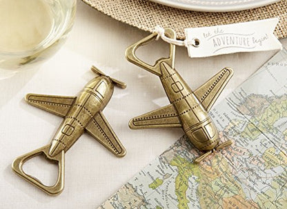  Let The Adventure Begin Bottle Opener, Single, Bronze