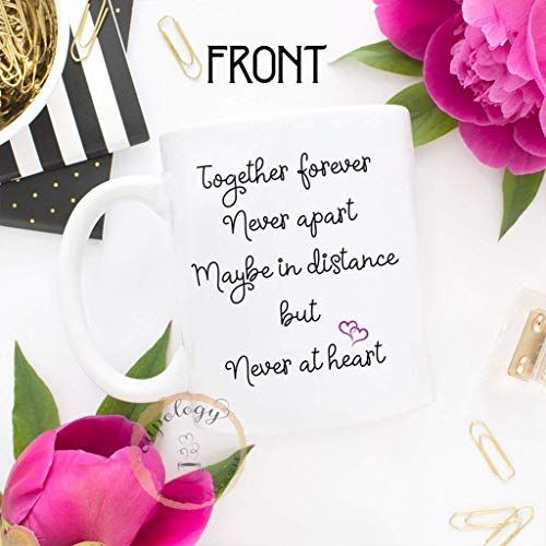  Long Distance Personalized Relationship Mug, Custom States, Girlfriend, Boyfriend, Family, 11oz Or 15oz
