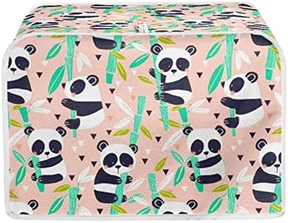  Buybai Kitchen Toaster Covers 2 Slice Wide Slot Cute 3D Pig Pattern Small Appliance Covers Dustproof Bread Maker Covers