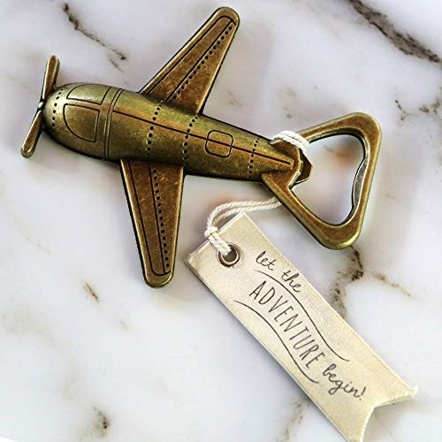  Let The Adventure Begin Bottle Opener, Single, Bronze