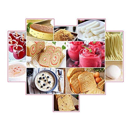  Custom Loaf Bread Maker, 23 Automatic Programmable Bread Machine, Large LCD Display, Fruit & Nut Dispenser