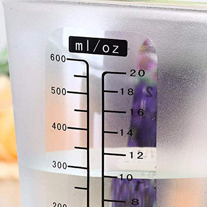 Measuring Cup Kitchen Scales Digital Beaker Libra Electronic Tool Scale With LCD Temperature And Weight Display (Black)