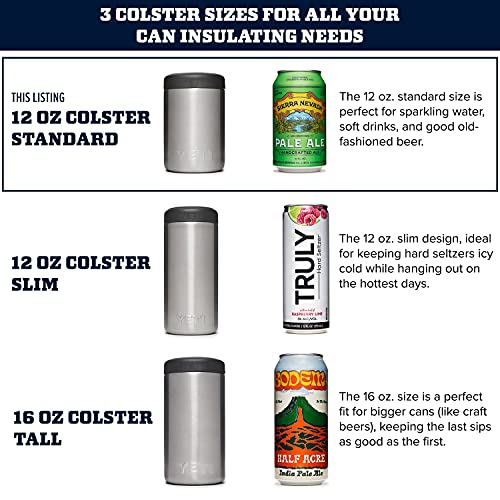 Yeti Rambler 12 Oz. Colster Can Insulator For Standard Size Cans, Granite Gray