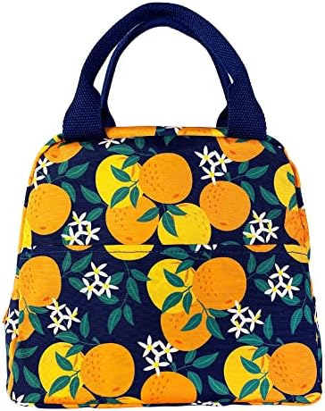  Teel Mill & Co Insulated Lunch Tote Bag For Women, Large Capacity Cooler Lunch Box, Cute Lunch Bag For Adults, Mini Cooler With Zipper Closure, Pockets, And Sturdy Handles (Black Dots)