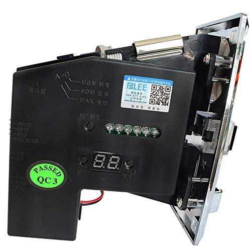  BLEE 6 Type Coins CPU Multi Coins Acceptor Selector Programmable For Arcade Video Games Vending Washing Machine Part Support Multi Signal Output