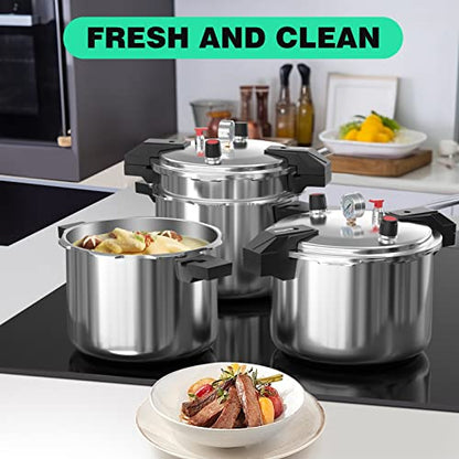  Join Pressure Cooker, Commercial Pressure Cooker With Gauge, 16 Quart (16QT)