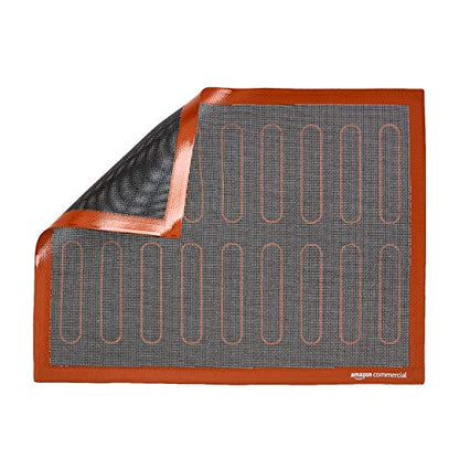  Silicone Non-Stick Eclair Baking Mat, Reusable, Easy To Clean, 15.7 X 11.8-Inches, 2-Pack