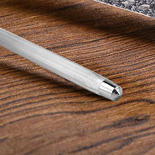  Knife Sharpener Rod, Fanerfun 13 Inch Carbon Steel Professional Knife Sharpening Steel, Knife Sharpener With Hanging Holes (13 Inches)