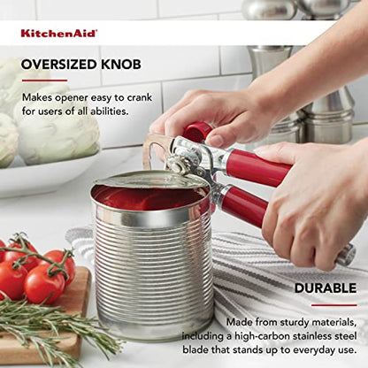 KitchenAid Gourmet Multifunction Can Opener / Bottle Opener, 8.36-Inch, Empire Red
