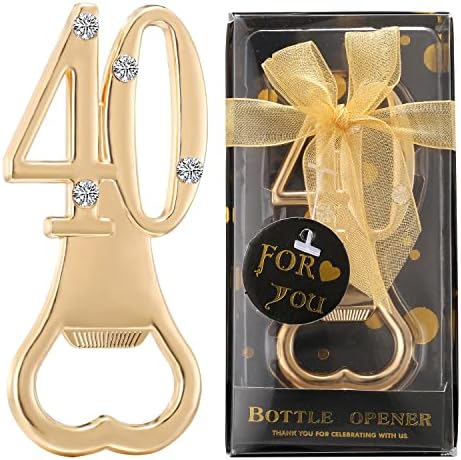 12 Pack 50th Birthday Bottle Opener For 50th Birthday Party Favors 50th Wedding Anniversaries Souvenirs Favors Gifts Decorations (12 Pack 50th)