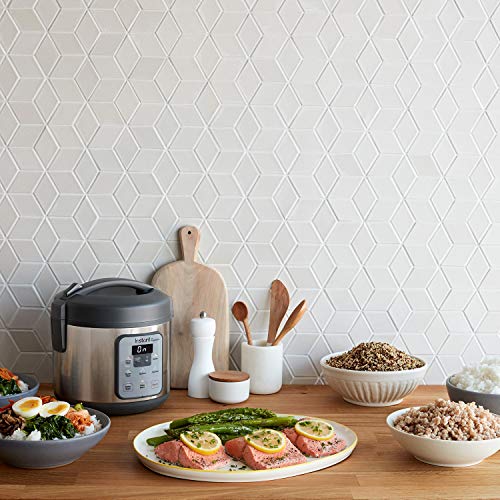  Zest 8 Cup One Touch Rice Cooker, Steamer, Cooks Rice, Grains, Quinoa And Oatmeal, No Pressure Cooking Functionality