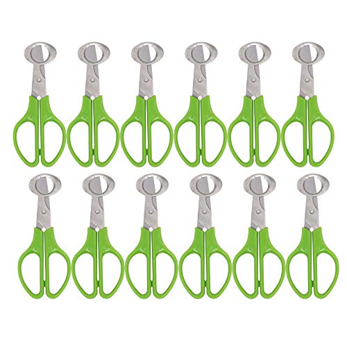  Quail Egg Cutter Scissors Stainless Steel Pigeon Bird Egg Opener Pack Of 12