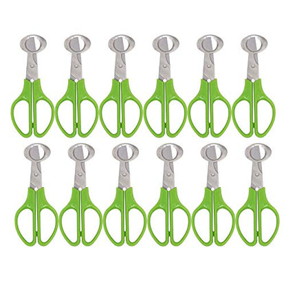  Quail Egg Cutter Scissors Stainless Steel Pigeon Bird Egg Opener Pack Of 12