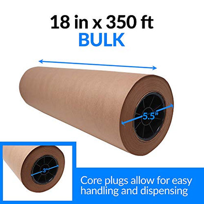 Made In USA | Bulk Value 18 In X 350 Ft (4200 In) Reli. Pink Butcher Paper Roll | Food Grade Peach Kraft Paper For BBQ | Butcher Paper For Smoking Meat | Unwaxed, Meat Wrapping, Meat Smoking (Pink)