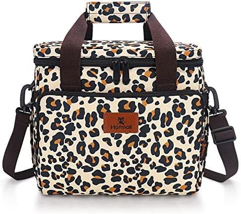  Insulated Lunch Bag For Women/Men, 12L (18 Cans) Leakproof Lunch Box For Adults, Womens Lunch Bag For Work, Reusable Lunch Cooler Tote Bag With Shoulder Strap, Green