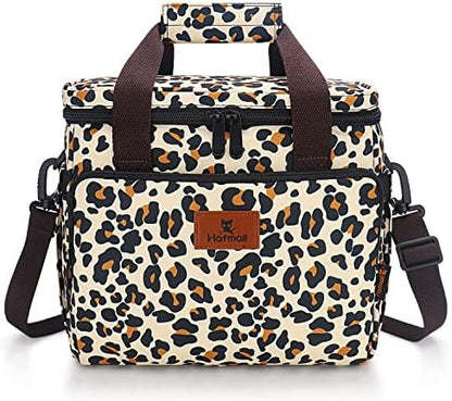  Insulated Lunch Bag For Women/Men, 12L (18 Cans) Leakproof Lunch Box For Adults, Womens Lunch Bag For Work, Reusable Lunch Cooler Tote Bag With Shoulder Strap, Green