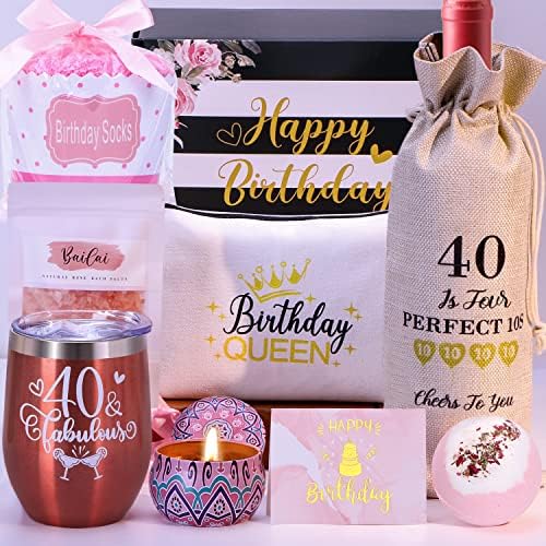  50th Birthday Gifts For Women, 50 And Fabulous Gifts For Women Turning 50,Funny 50 Years Old Birthday Gift Ideas For Mom Sister Best Friends Wife Aunt, Cool Bday Gifts For 50 Year Old Woman Tumbler