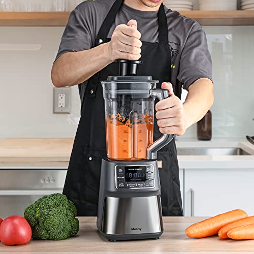  Professional Kitchen Blender With Vacuum Pump, Sport Bottle, Electric High Speed Blender For Shakes And Smoothies Juice Soup Baby Food Frozen Fruits, LCD Display, Food Processor, Auto Clean, 53 Oz, 120V, 1000W