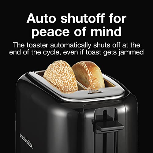  22215PS Extra-Wide Slot Toaster With Cool Wall, Shade Selector, Toast Boost, Auto Shut-off And Cancel Button, Black, 2-Slice-Discontinued