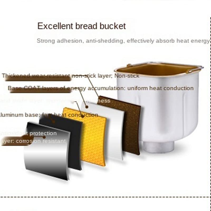  Thick Bread Maker Household Automatic Small Kneading And Fermentation Intelligent Steamed Bread Machine Multifunctional (Color : A)