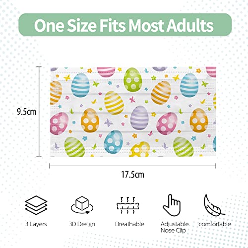  50Pcs St Patricks Day Disposable Face Bandana For Adults, Breathable Face Bandanas Covering Set For Women Men Anti Dust