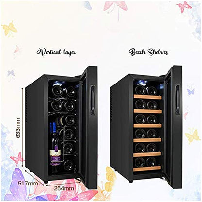  Multifunctional Wine Cabinet, Red, White, Champagne Cooler, Counter Wine Cellar, Suitable For Champagne Bottles, Freestanding And Built-in