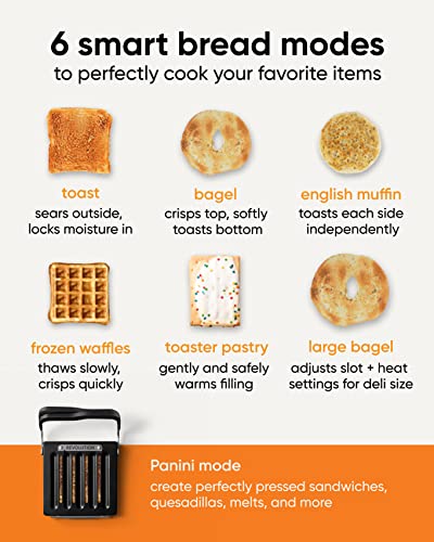  InstaGLO® R180S Toaster, In Stainless/Chrome + Revolution Panini Press (BUNDLE) – Perfect Toast, Grilled Cheeses, Quesadillas, And Paninis In Your Toaster (2 Items)