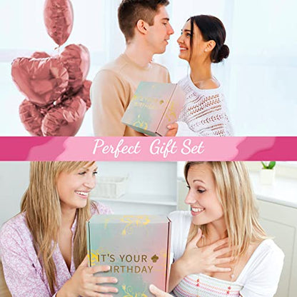  Birthday Gifts For Women, Best Happy Birthday Box For Her, Unique Gift Baskets For Mom Sister Best Friend, Thank You Gifts For Women Who Have Everything