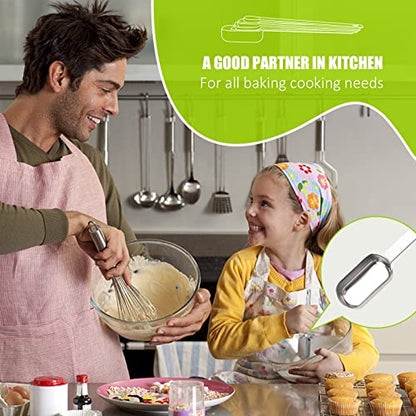  1 Teaspoon(1Tsp | 5 ML | 5 Cc | 1/3 Tablespoon) Single Measuring Spoon, Stainless Steel Individual Spoons, Long Handle Spoons Only