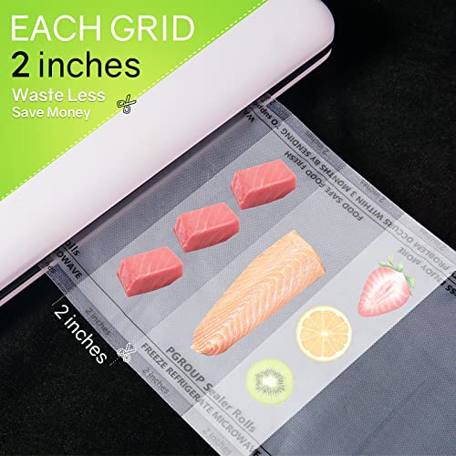  Vacuum Sealer Bags (2 Rolls-11" X 50') For Food Saver Commercial Grade, BPA Free, Heavy Duty Great For Vac Storage, Meal Prep