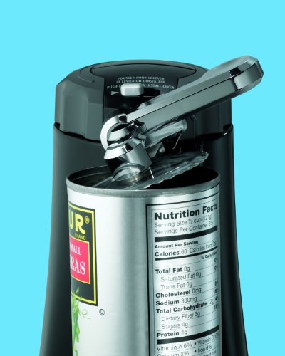 Hamilton Beach OpenStation Electric Automatic Can Opener For Kitchen With Multi-Tool And Jar Lid Remover, Auto Shutoff, Cord Storage, And Sure Cut Technology, Black