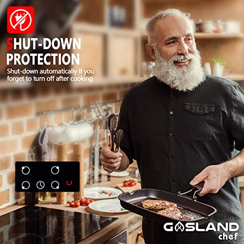  Electric Induction Cooktop 30 Inch, GASLAND Chef Built-in Electric Cooktop 4 Burners Electric Stove Top, Sensor Control Induction Hob With Child Safety Lock And Timer 240V