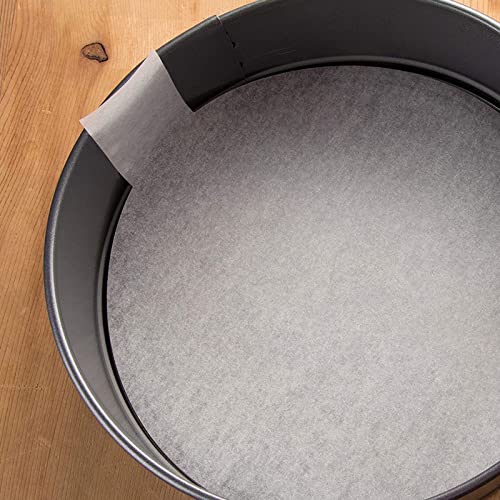  8-Inch Parchment Paper Rounds With Lift Tabs, 100 Sheets Nonstick Cake Pan Baking Liners