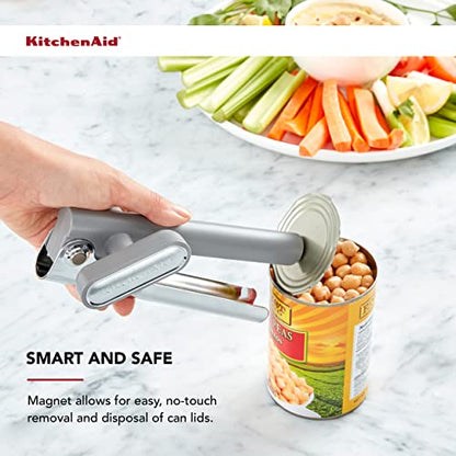 KitchenAid No Mess Multi Function Can Opener, One Size, Gray