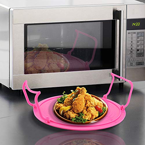  Multifunctional Plastic Steaming Dish, Microwave Oven Tray Rack, Cooking Tray Rack, Microwave Oven Heating Layered Steaming Rack For Saving Energy(Red), Steaming Dish Microwave Oven Tray Rack Mul