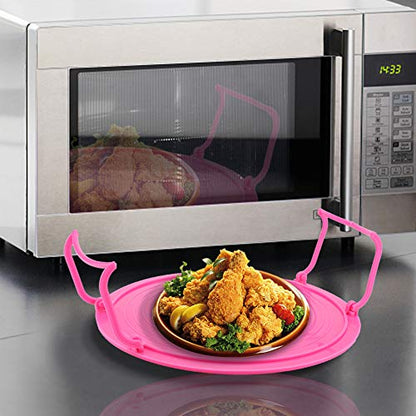  Multifunctional Plastic Steaming Dish, Microwave Oven Tray Rack, Cooking Tray Rack, Microwave Oven Heating Layered Steaming Rack For Saving Energy(Red), Steaming Dish Microwave Oven Tray Rack Mul