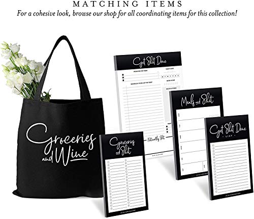  Daily Planner, Get Stuff Done, Organizer, Scheduler, Productivity Tracker For Organizing Appointments, Goals,Tasks,Notes And To-Do Lists, 8.5"x11" Undated Tear-Off Sheets (50 Sheets)