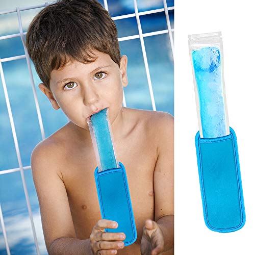  24 Pack Reusable Popsicle Bags Ice Pop Sleeves Antifreezing Sleeves,8 Colors