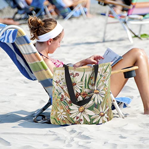  Canvas Tote Bag Aesthetic For Women Graphic Tote Bag With Zipper Cute Canvas Bags With Pockets