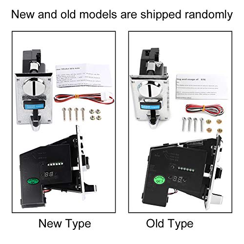  Multi Coin Acceptor, 6 Kinds Of Different Coins Selector Acceptor, High Accuracy, Anti-Phishing, Anti-Mixed Coin, For Vending Machines, Game Machine, Etc