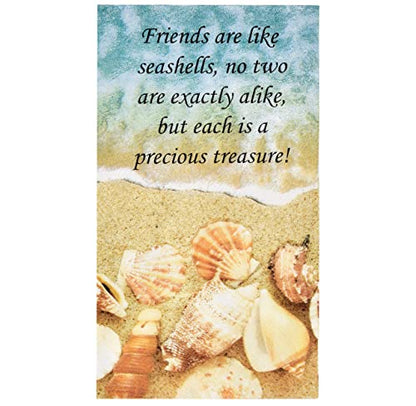  100 Nautical Beach Guest Napkins 3 Ply Disposable Paper Pack Coastal Friends Seashell Sea Shore Summer Dinner Hand Napkin For Bathroom Hotel Gym Spa Party Wedding Bridal Baby Shower Decorative Towels