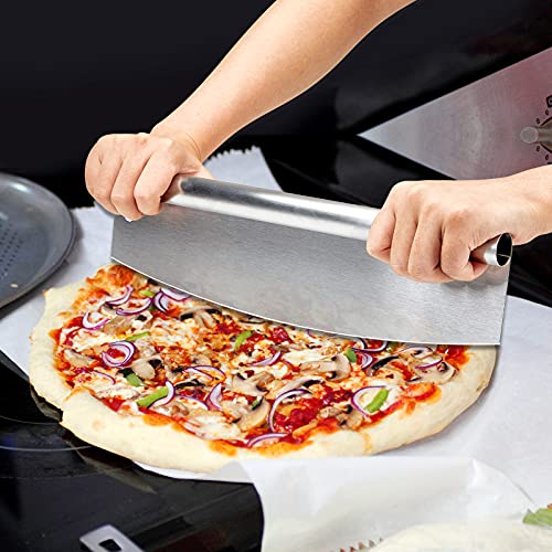  Izza Peel (14"x12") W/Pizza Cutter & Infrared Laser Temperature Thermometer Gun| INKBIRDPLUS Pizza Peel W/Foldable Wood Handle For Easy Storage To Baking & Slicing Homemade Pizza Bread Pie Pastry