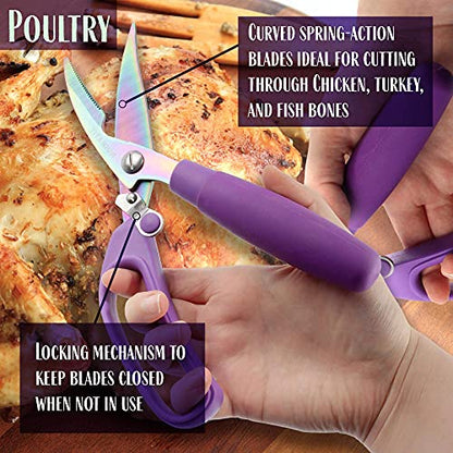  Ultimate Value Scissor Set For Kitchen And Craft - 5pc - 3 Sets