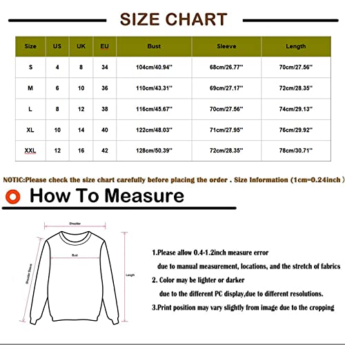  Womens Crewneck Sweatshirt Cute Plus Size Christmas Print Long Sleeve Sweatshirts Crew Neck Pullover Top Streetwear