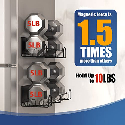  YGMMGY Magnetic Spice Rack Organizer, Spice Organizer Magnetic Shelf, Magnetic Spice Rack For Refrigerator