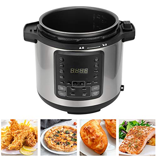  Pressure Cooker Air Fryer Combo 6L 2-in-1 Multifunctional Appointment Timing Kitchen Utensils High 60kpa Low 35kpa 125-400 5-60 Minutes