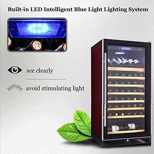  KEINXOW 48 Independent Wine Seller Wine Cooler Refrigerator Static Wine Refrigerator Digital Temperature Control Red, White, Champagne, Sparkling Wine