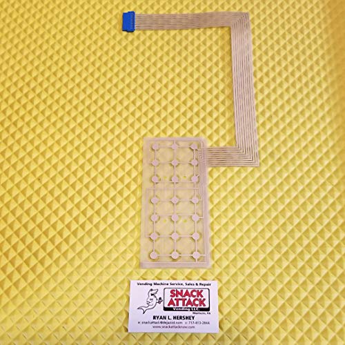  Crane National 147, 148, 474 & 475 Snack Vending Machine Key PAD Membrane - Free Ship!